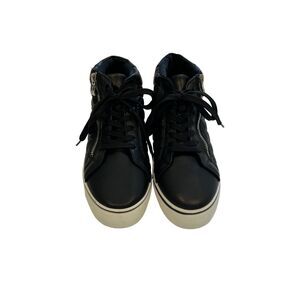 Wanted “Hudson” black ankle platform sneakers - 8.5